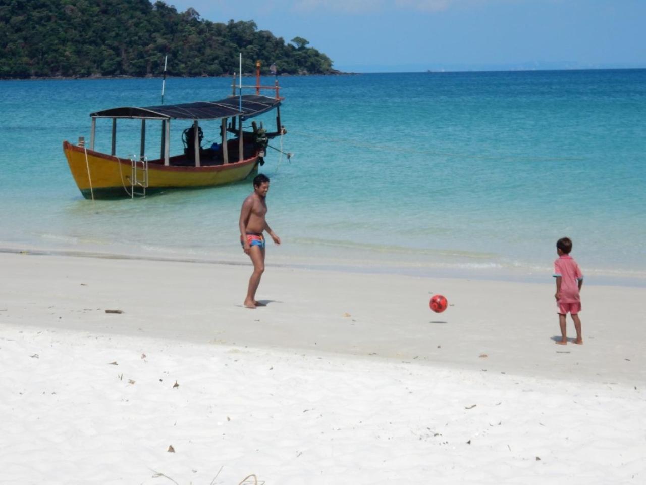 Sandbank Restaurant & Camping Koh Rong Kaoh Touch Екстер'єр фото