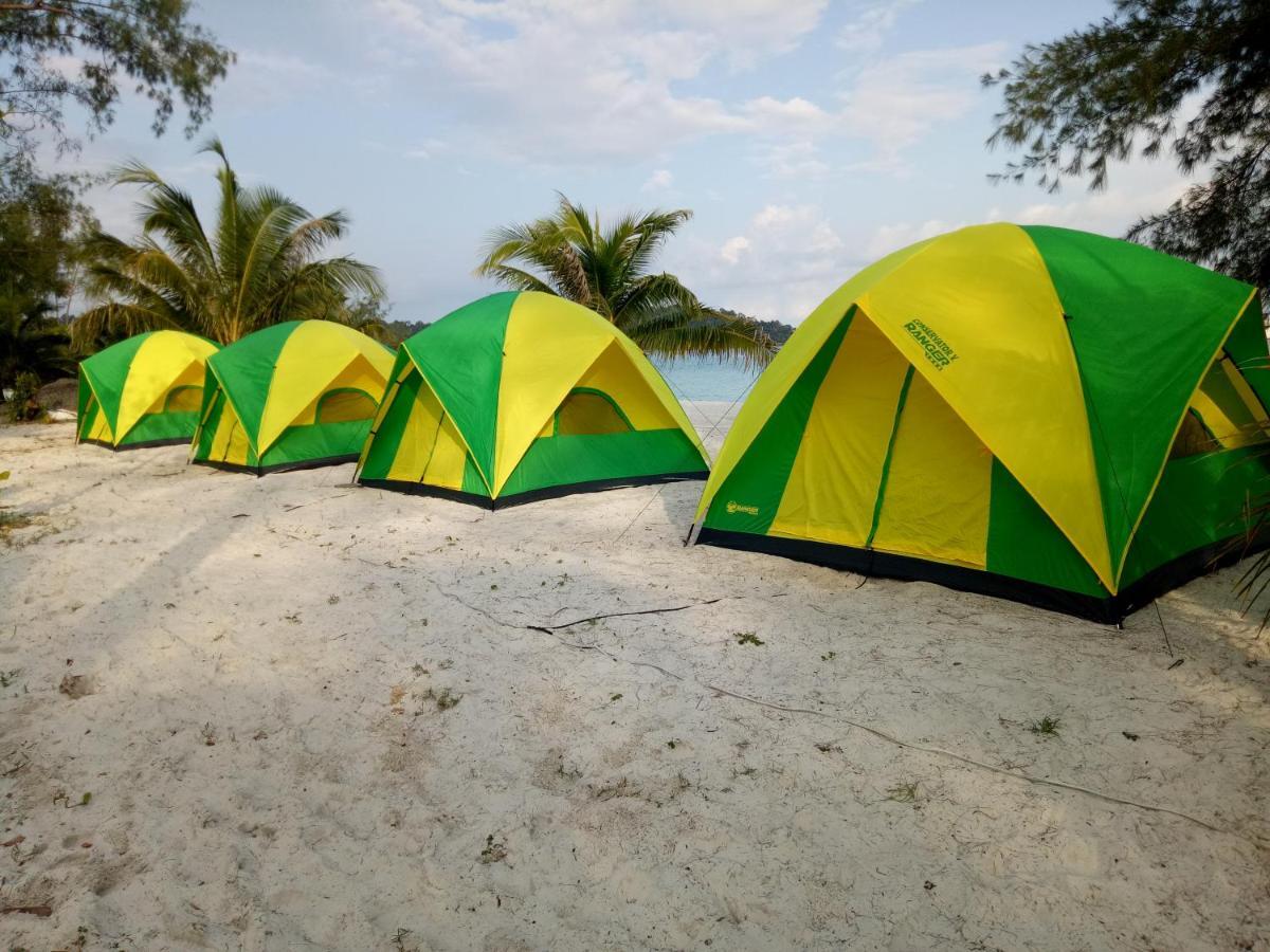 Sandbank Restaurant & Camping Koh Rong Kaoh Touch Екстер'єр фото